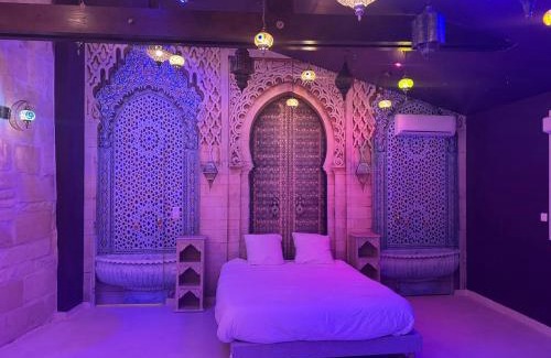 Montataire Apartamento | Appartement Jacuzzi Hammam 1001 Nuits Yaospa60