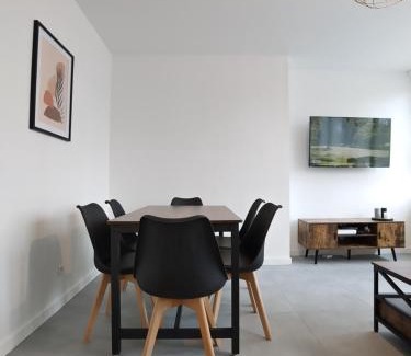Beaulieu-Mangin Apartamento | Appartement lumineux et spacieux 70m2 proche de tout - 3 chambres