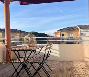 Cugnaux Apartamento | Appartement lumineux terrasse piscine
