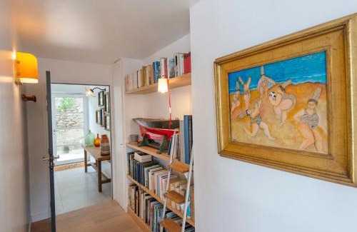 Sauzon Apartamento | Appartement moderne avec vue sur port et balcon à Sauzon - FR-1-418-188
