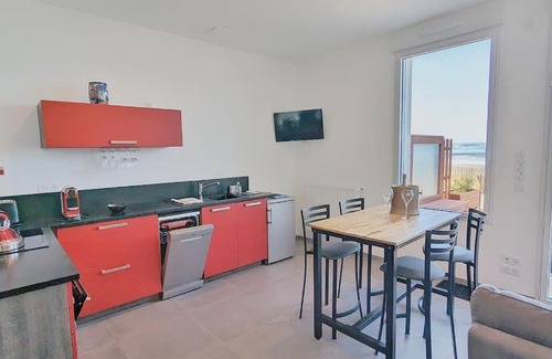 Plonevez-Porzay Apartamento | Appartement pour 3 personnes Sur la plage Les pieds dans leau