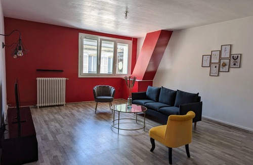 Villers-Cotterets Apartamento | Appartement Spacieux et Lumineux au Coeur du Centre Ville