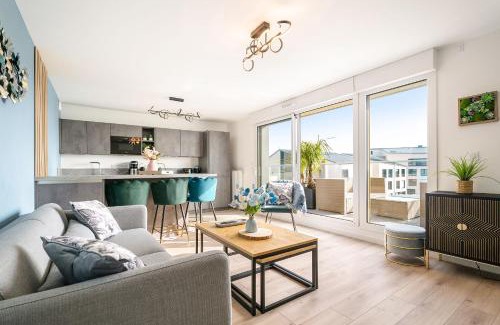 Parame Apartamento | Appartement saint malo neuf, 2 chambres, terrasse, garage