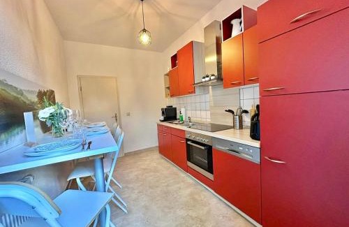 Bautzen Apartamento | Appartement "STADTGEFLÜSTER" im Zentrum, inkl Stellplatz, 2 Betten, Babybett, Balkon, gratis Kaffee und Tee, WLAN