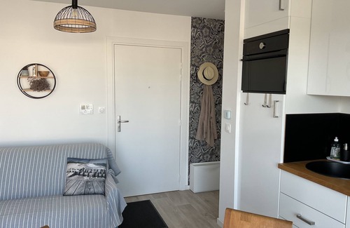 Fort-Mahon-Plage Apartamento | Appartement T2 Cabine en Résidence, 4 Personnes