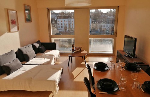 Chateaulin Apartamento | Appartement T3 vue sur rivière, 2 chambres 65M2
