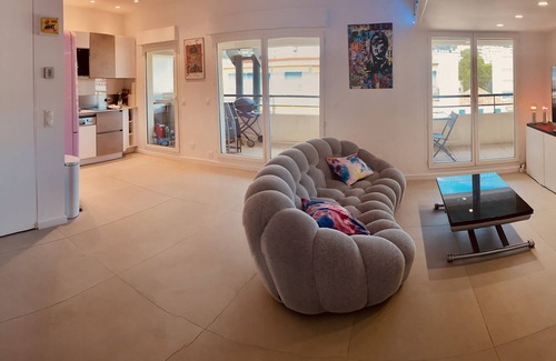 California - Pezou Apartamento | Appartement Terrasse Luxueux à 7 Mins de la Croisette