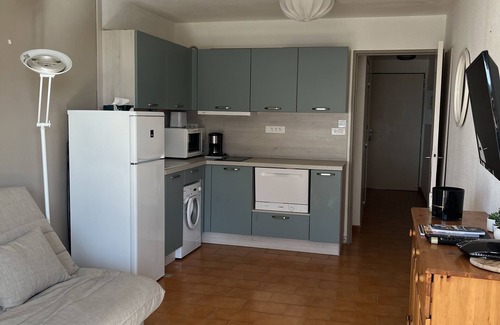 Plage de la Garonnette Apartamento | Appartement vue mer Avec Balcon