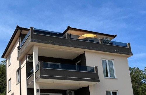 Cizici Apartamento | Appartements für 6-8 Personen mit Pool und Meerblick, Insel Krk