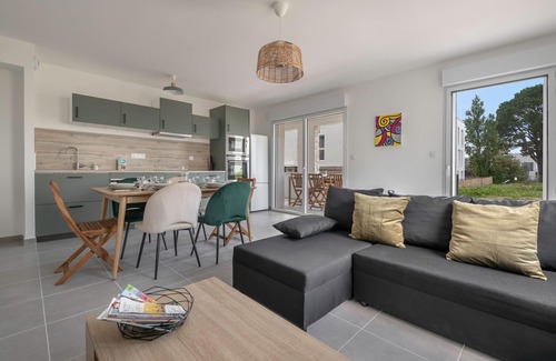 Pornic Apartamento | Planta baja. 6 personas. centro de Pornic
