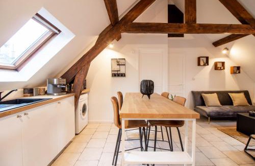 Vernon Apartamento | Appt cosy coeur historique+park, 5mn gare Vernon
