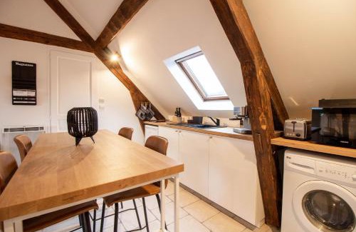 Vernon Apartamento | Appt cosy coeur historique+park, 5mn gare Vernon