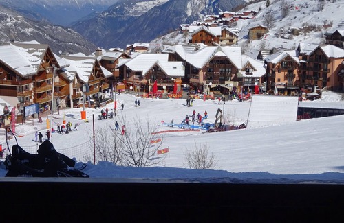 Valmeinier Apartamento | Appt F.2 4/5 VUE ET Sortie Directe SUR Pistes, Wifi, Piscine