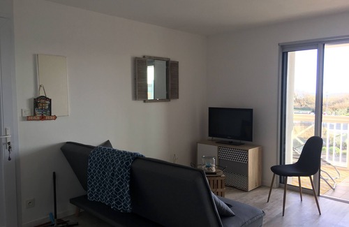 La Tranche-sur-Mer Apartamento | Vista al mar de cita al pie del faro de cuello grouin. La rebanada en el mar