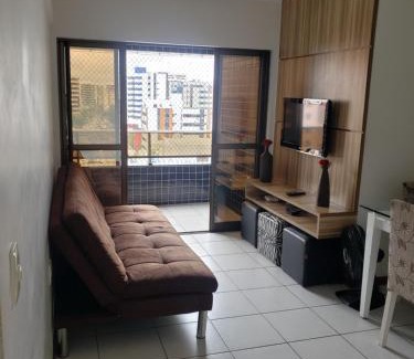 Jatiuca Apartamento | Apt 2 quartos acomoda 10 pessoas a 450 metros da praia de Jatiúca