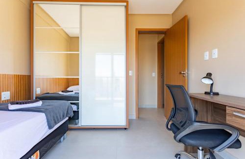 Setor Bueno Apartamento | Apt Novo 20º Andar, Perto de Tudo!