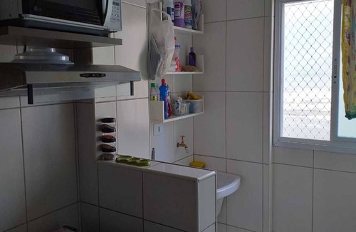 Mirim Apartamento | apto con vistas al mar local cerca de las colonias de vacaciones y estatuas de Iemanjá