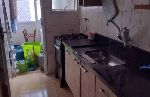 Jardim Imperador Apartamento | Apt Pé na Areia 2 bedrooms 2 bathrooms in front of the sea Wi-Fi 250 Mb Up to 10x without interest card
