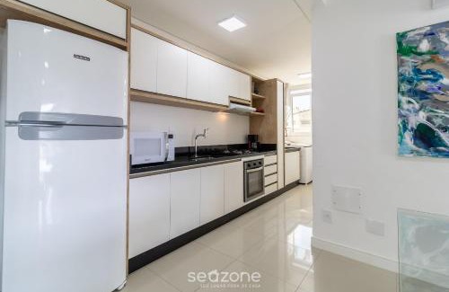 Jurere Apartamento | Apto c/Barbacoa 1km de la Playa de Jurerê LES106