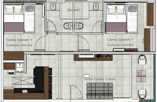 Praia do Frances Apartamento | Apto 2 suites com elevador no Frances -Adm Nutelss