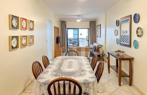 Tupi Apartamento | Apto 3 quartos, 100m da praia, piscina e churrasqueira