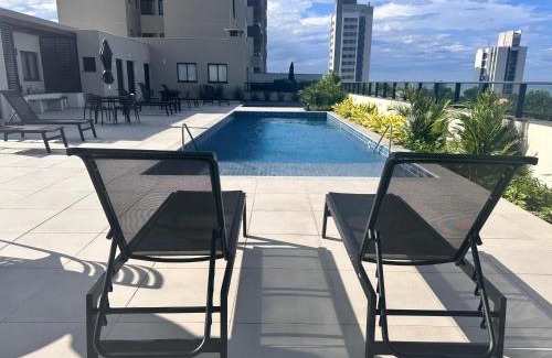 Praia da Armacao do Itapocoroi Apartamento | Apto A 300m PRAIA e 8min Beto Carreiro c Vista Mar Incrível Ar Condicionado Churrasqueira privativa Condo Completo com Piscina Academia ao Ar livre Sauna Playground Portaria 24H e Vaga privativa de Garagem Reserve Agora e Viva essa Experiência