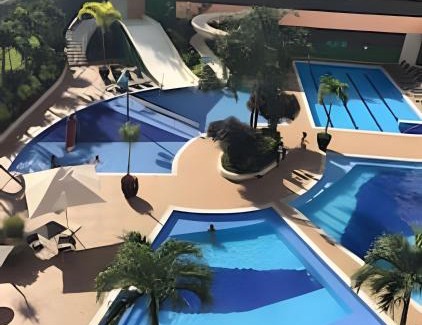 Pousada do Rio Quente Apartamento | Apto com 3 Suítes, linda vista e ótima área de lazer - até 10 pessoas
