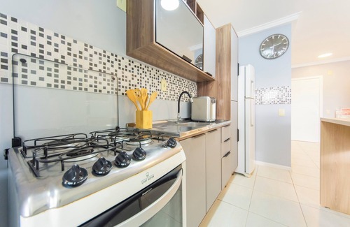 Lagoa Pequena Apartamento | Apto com churrasqueira próximo a praia GR6694