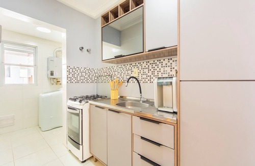 Lagoa Pequena Apartamento | Apto com churrasqueira próximo a praia GR6694
