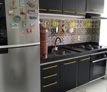 Sao Jose de Ribamar Apartamento | Apto com vista para o mar e com piscina a 1 km da praia do Aracagy e 4 km da Litorânea