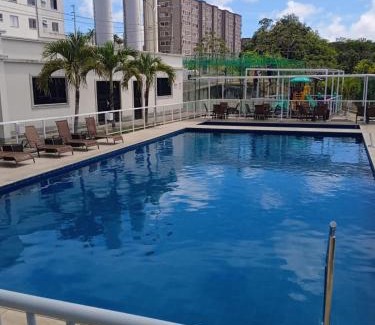 Portal do Sol Apartamento | Apto mobiliado e aconchegante - 3 quartos e 4 camas - Lazer completo e localização privilegiada