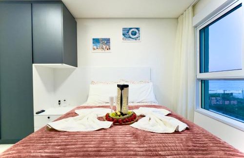 Itacolomi Apartamento | Apto Pé na Areia Condomínio Resort Completo com Piscina borda Infinita, Beach Tennis, Academia, Sala de Jogos, Brinquedoteca, Playground e Portaria 24H 2 Quartos com Ar-Condicionado, Churrasqueira Privativa Reserve Agora e Viva essa Experiência