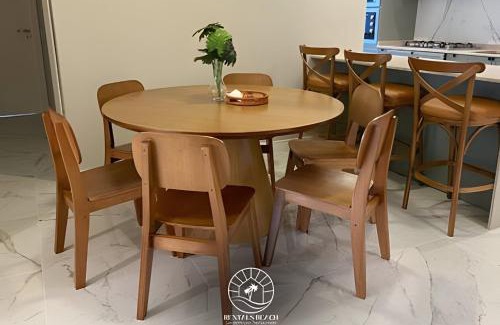 Torres Apartamento | Apto Premium em Torres - 3 min do mar - Ar condicionado - Tv Smart - Wifi - 03 quartos - Churrasqueira - Piscina - Lavanderia