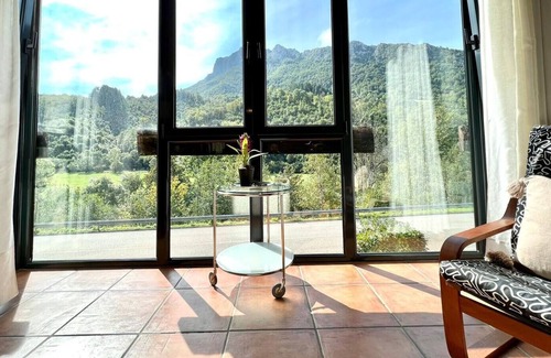 Campo de Caso Apartamento | Apto rural LL con encanto,Wifi,chimenea y vistas