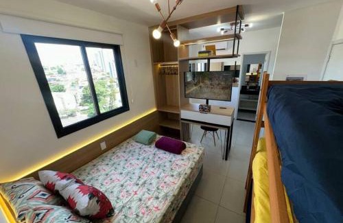 Sao Carlos Apartamento | APTO TESLA 02,com piscina e Ar condicionado