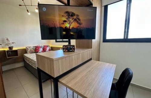 Sao Carlos Apartamento | APTO TESLA 02,com piscina e Ar condicionado