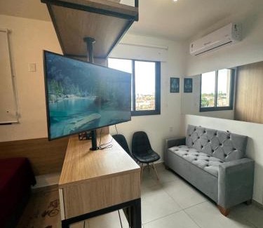 Sao Carlos Apartamento | APTO TESLA Novo,com Piscina e Ar condicionado