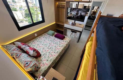 Sao Carlos Apartamento | APTO TESLA Novo,com Piscina e Ar condicionado