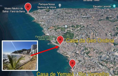 Rio Vermelho Apartamento | Apto Vista Mar- Clima, Conforto e Localização Top
