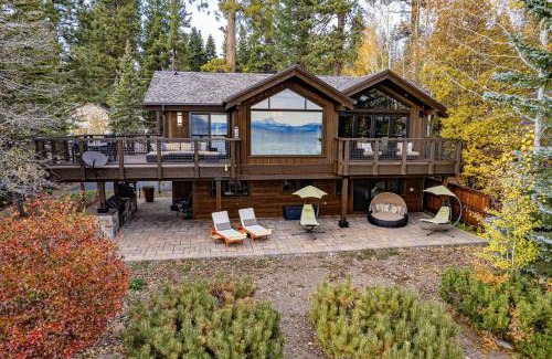 Carnelian Bay Casa | Aqua Vista Lakefront Estate by Tahoe Getaways - 6 BR in Carnelian Bay w Buoy, Pier & Game Room