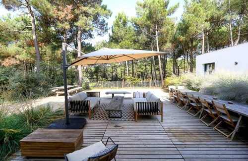 La Palmyre Casa | Villa de 7 dormitorios, 7 baños, Golf la Palmyre, piscina climatizada a 300 m del mar