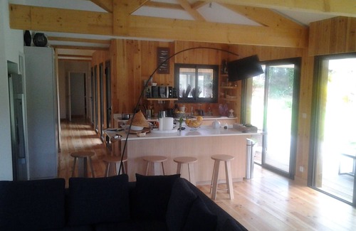 Vielle-Saint-Girons Casa | Casa 1 archi y granero cerca del océano en un bosque en 5000m2 de terreno