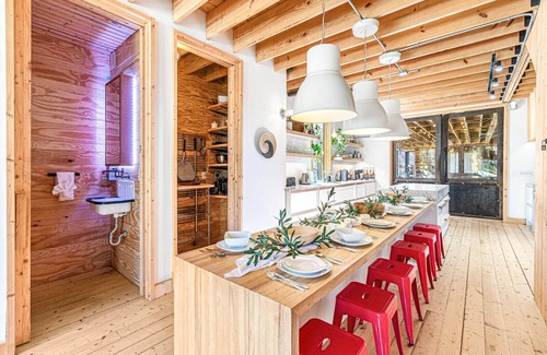 Mars Hill Cabina | Nordic Cabin | Sauna, Hot Tub, Fire Pit, Game Room | Sleeps 16, near AVL