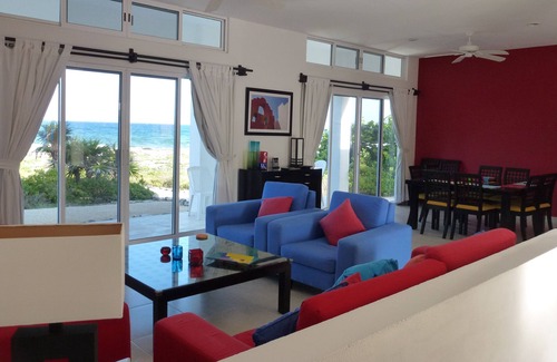 Akumal Villa | Architecturally Distinguished Colorful Casa on Water's Edge