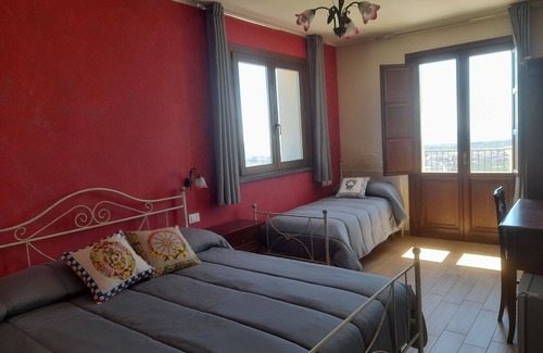 Calatabiano Otro | Arcobaleno dell'Etna - Deluxe room with terrace and sea view