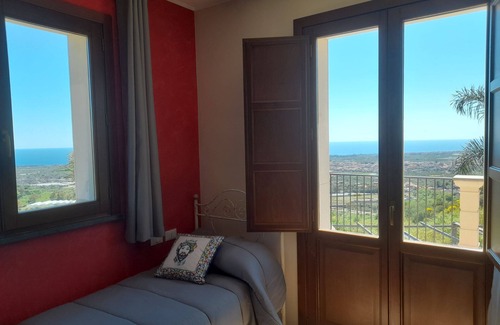 Calatabiano Otro | Arcobaleno dell'Etna - Deluxe room with terrace and sea view