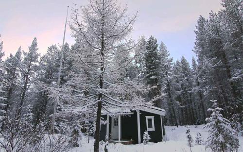Jukkasjarvi Cabina | Arctic Island - Remote island, reachable only by boat or snowmobile