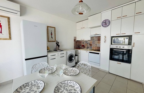 Argeles Plage Apartamento | ARGELES SUR MER - Appartement T2 en rez de jardin - Vue mer