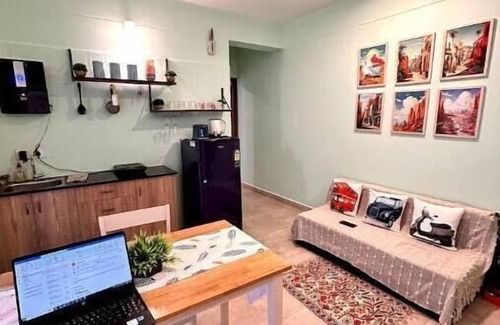 Grand Morrod Apartamento | Around The World 1BHK w pool at Arpora by Slow Stays