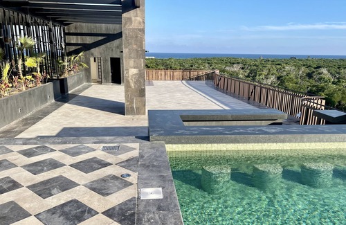 Playa Paraiso Apartamento | AROVA APARTMENTS TULUM - APARTAMENTO DE LUJO COMPLETO CON JACUZZI - JUNGLE VIEW